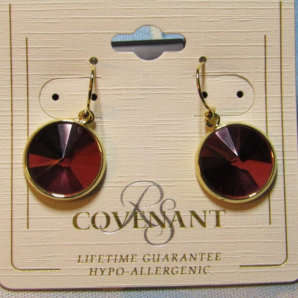 RS Covenant | Crystal Dangle Earrings | Hypo-Allergenic